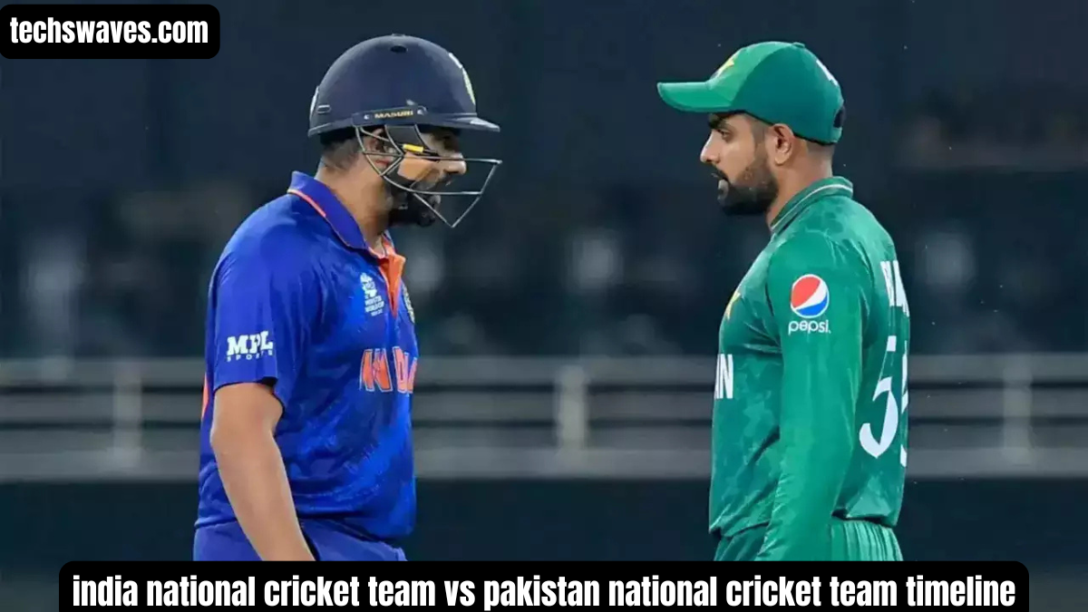 india national cricket team vs pakistan national cricket team timeline